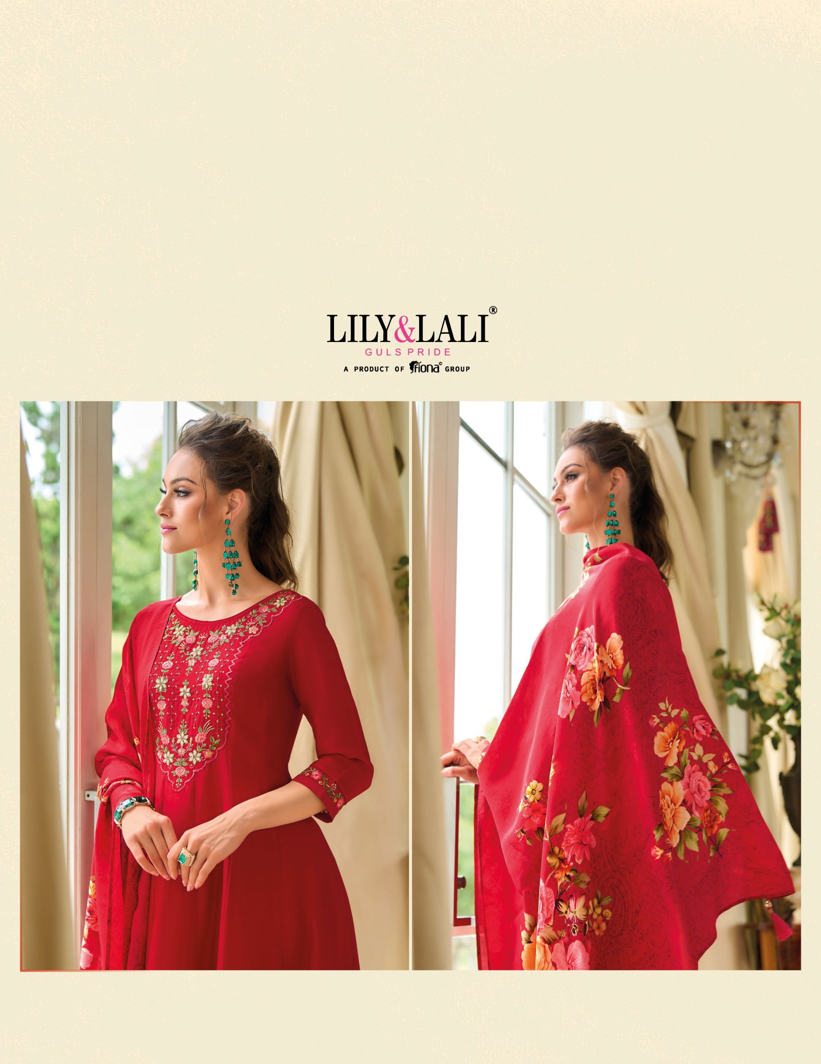 Begum Jaan By Lily And Lali Vichitra Silk Anarkali Kurti With Bottom Dupatta Wholesale Online